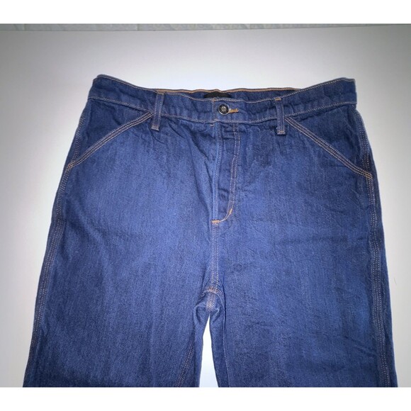 Favorite Daughter Olympia Flare Jeans Size 29 Manchester High Rise Red Hem - Picture 9 of 13